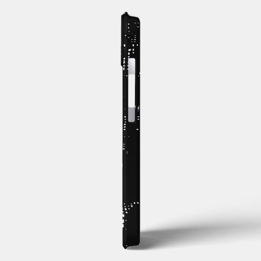 Pop Art Schwarz-weiß NY Manhattan Case-Mate iPhone Hülle (Rückseite / Links)