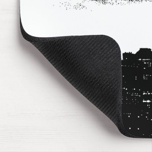 Pop Art Schwarz-weiß NYC New York City Mousepad (Ecke)