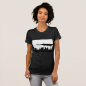 Pop Art Schwarz-weiß NYC New York City T-Shirt (Vorne ganz)