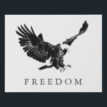 Pop Art Schwarz-weiße Freiheit Adler Landung Künstlicher Leinwanddruck<br><div class="desc">Freedom & Courage Motivierend Adlerbilder - Furchtlose Adler - Bald-Amerikanische Adlerbilder - Furchtsame Patriotische Adlerköpfe,  Adlerfliegen,  Adlerlandungen</div>