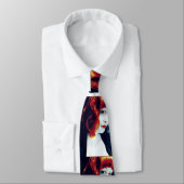 Pop Art Self Portrait Krawatte (Gebunden)