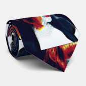 Pop Art Self Portrait Krawatte (Gerollt)