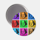 Pop Art Shakespeare Magnet (Vorderseite/Rückseite)