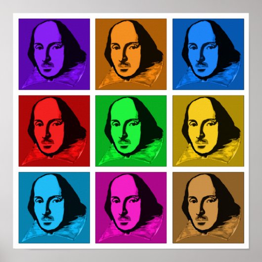 Pop Art Shakespeare Poster (Vorne)
