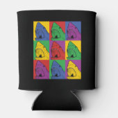 Pop Art Shark Dosenkühler (Rückseite)