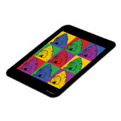 Pop Art Shark Magnet (Linke Seite)