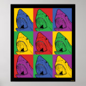 Pop Art Shark Poster (Vorne)