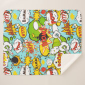 Pop Art Sherpadecke (Vorderseite (Horizontal))