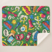 Pop Art Sherpadecke (Vorderseite (Horizontal))