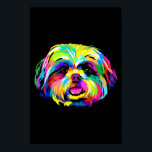 Pop Art Shih Tzu Dog Liebhaber Poster<br><div class="desc">Pop Art Shih Tzu Dog Liebt Beste Geschenkidee für Hundefreunde. Mit einem lustigen Design,  wird dies ein großartiges Geschenk für Verwandte,  Freunde,  Kollegen,  Nachbarn oder Sie selbst. Eine speziell für Hundebesitzer konzipierte Version.</div>