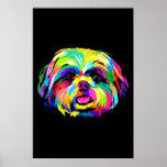 Pop Art Shih Tzu Dog Liebhaber Poster<br><div class="desc">Pop Art Shih Tzu Dog Liebt Beste Geschenkidee für Hundefreunde. Mit einem lustigen Design,  wird dies ein großartiges Geschenk für Verwandte,  Freunde,  Kollegen,  Nachbarn oder Sie selbst. Eine speziell für Hundebesitzer konzipierte Version.</div>