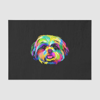Pop Art Shih Tzu Dog Liebhaber Seidenpapier