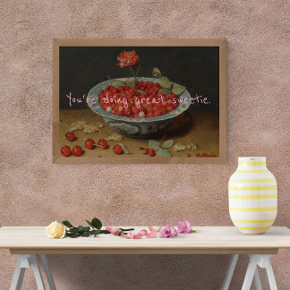 Pop Art Sie tun Great Sweetie Berry Poster