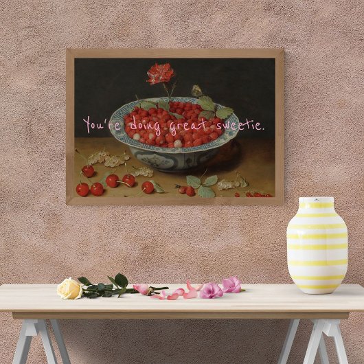 Pop Art Sie tun Great Sweetie Berry Poster