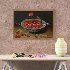 Pop Art Sie tun Great Sweetie Berry Poster