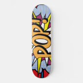 Pop Art Skateboard (Vorderseite)