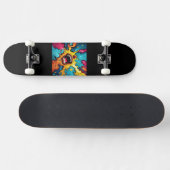 Pop Art Skateboard (Horizontal)
