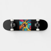 Pop Art Skateboard (Horizontal)
