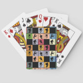 Pop Art Skateboarders Collage Spielkarten (Rückseite)
