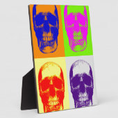 Pop Art Skull Fotoplatte (Seite)