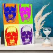 Pop Art Skull Fotoplatte (Seite)