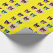 Pop Art Skull Geschenkpapier (Ecke)
