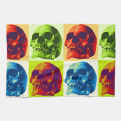 Pop Art Skull Handtuch (Horizontal)