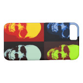 Pop Art Skull iPhone 7 Fall Case-Mate iPhone Hülle (Rückseite (Horizontal))