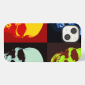 Pop Art Skull iPhone Hülle (Rückseite (Horizontal))