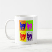 Pop Art Skull Kaffeetasse (Links)
