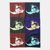 Pop Art Skull Küchentuch (Vertikal)