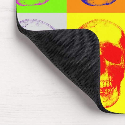 Pop Art Skull Mousepad (Ecke)