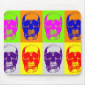 Pop Art Skull Mousepad (Vorne)