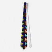 Pop Art Skull Neck Ties Krawatte (Vorderseite)