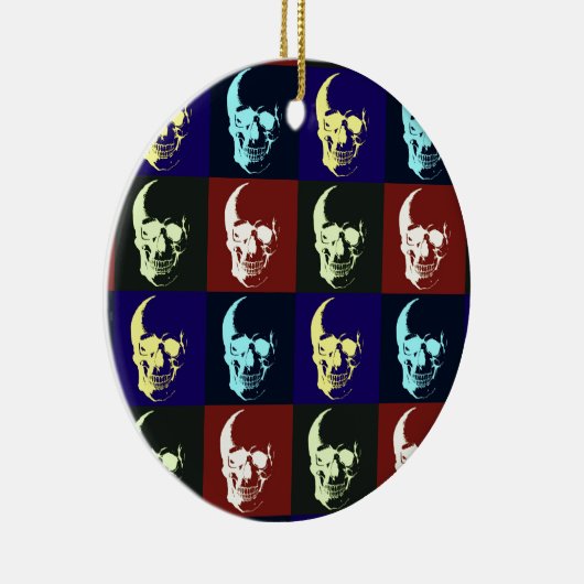 Pop Art Skull Ornamente (Rechts)