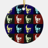 Pop Art Skull Ornamente (Vorne)