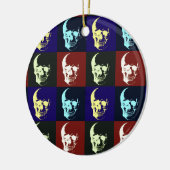 Pop Art Skull Ornamente (Links)