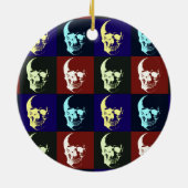 Pop Art Skull Ornamente (Hinten)