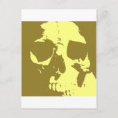 Pop Art Skull Postkarte (Vorderseite)