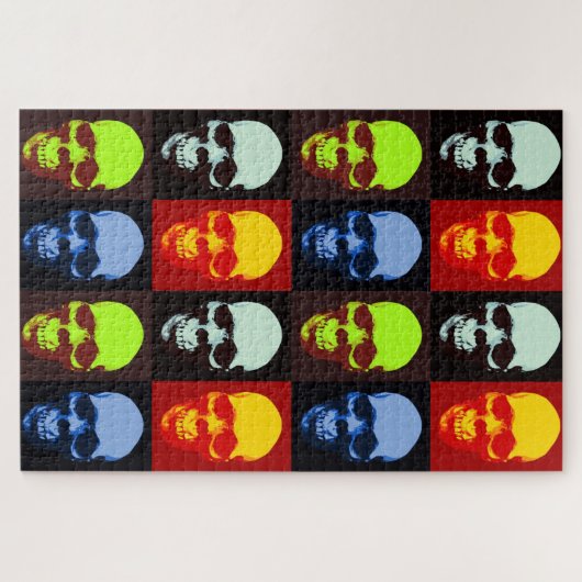 Pop Art Skull Puzzle (Horizontal)