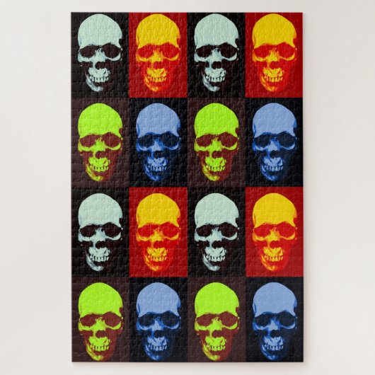 Pop Art Skull Puzzle (Vertikal)