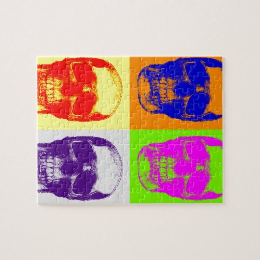 Pop Art Skull Puzzle (Horizontal)