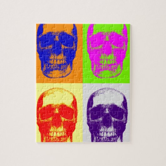 Pop Art Skull Puzzle (Vertikal)