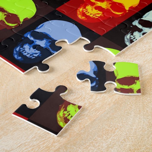 Pop Art Skull Puzzle (Seite)