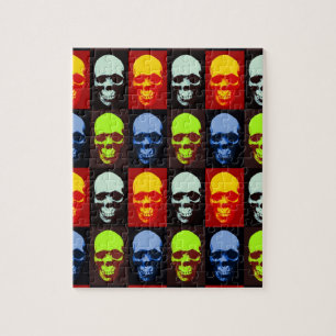 Pop Art Skull Puzzle