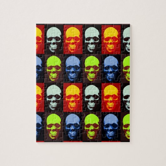 Pop Art Skull Puzzle (Vertikal)