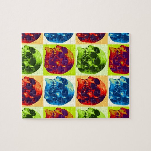 Pop Art Skull Puzzle (Horizontal)