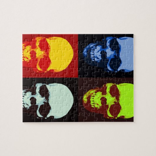 Pop Art Skull Puzzle (Horizontal)