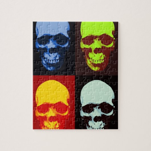 Pop Art Skull Puzzle (Vertikal)