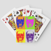 Pop Art Skull Spielkarten (Rückseite)